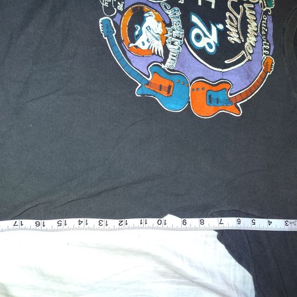 Vintage  Summer Jam II 78 Graphic T-Shirt No Size But Measurement Used Condition - Picture 6 of 16